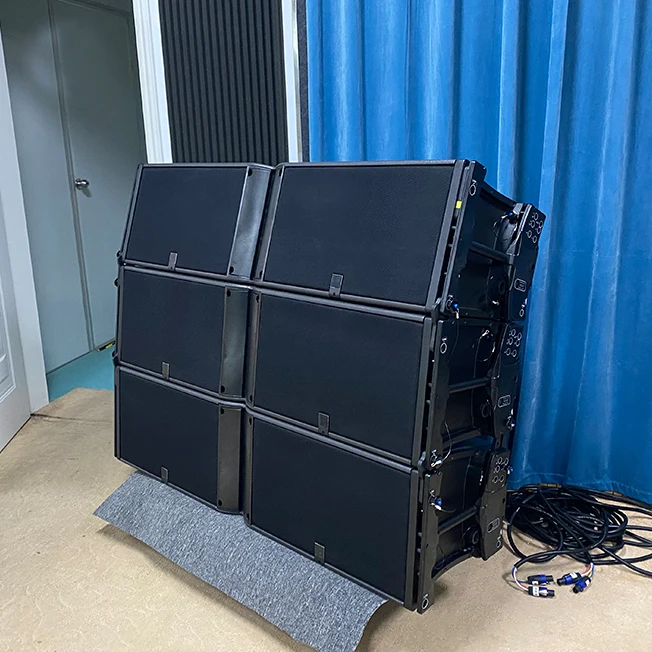 Dual 12 Inch Three way  Pro Audio Passive Line Array speaker Indoor And Outdoor Stadium Sound Equipment