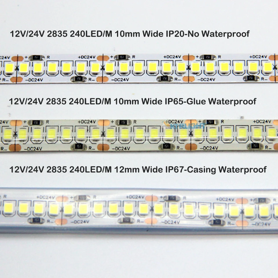 Теплый белый 2835 свет 12 В Smd 240Led 2700K 15000K дешевые персонализированные Dc12v S высокая эффективность светодиодный светильник 2 линии