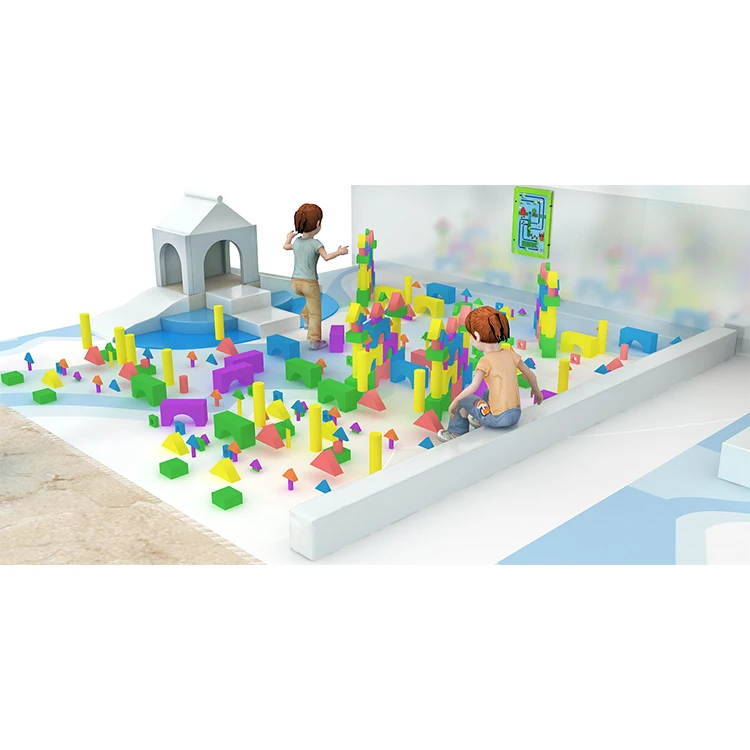 Cowboy Commercial Children Play land Shopping Center Adventure Indoor Playground Soft Modular Playground Equipment