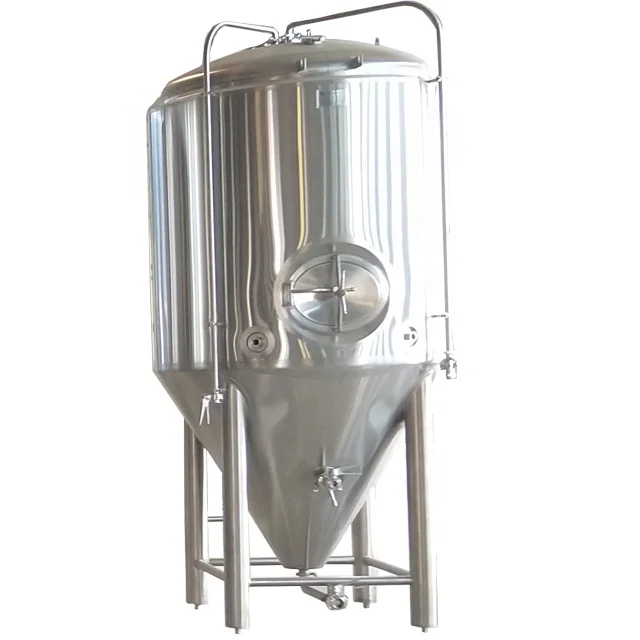 Tiantai beer equipment 60BBL  double wall conical beer fermenter with cooling jacket microbrewery beer brewing system for  sale
