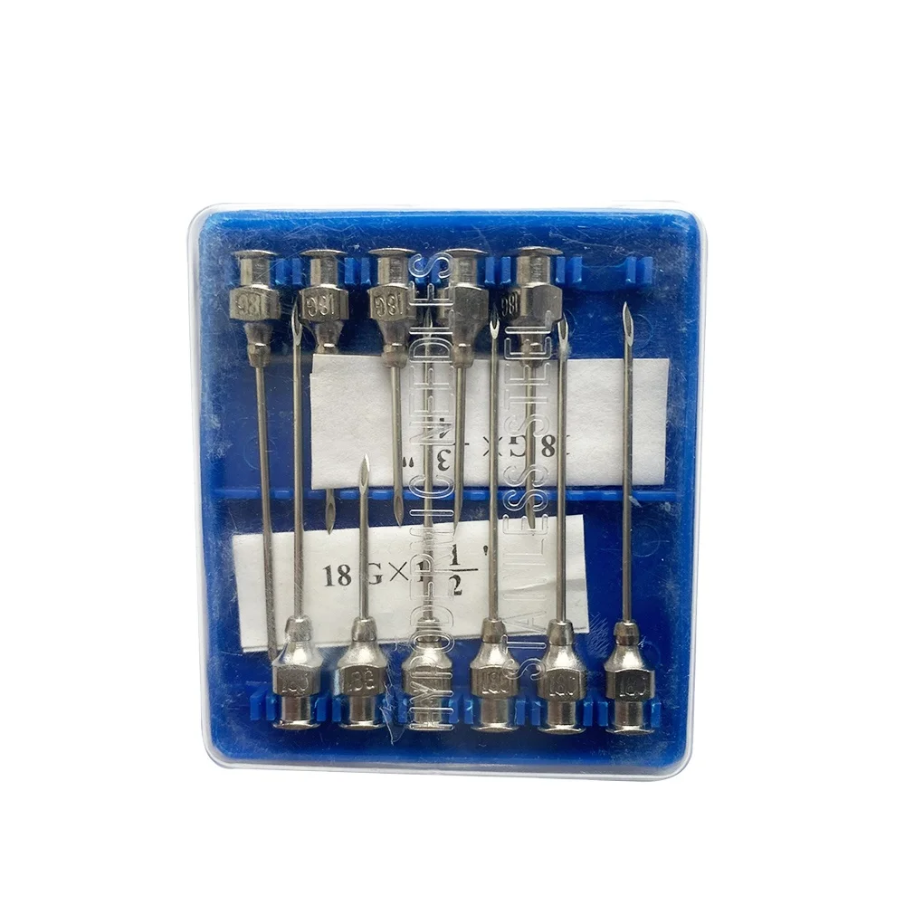 KD402 reusable veterinary stainless steel luer lock vaccine needle for syringe