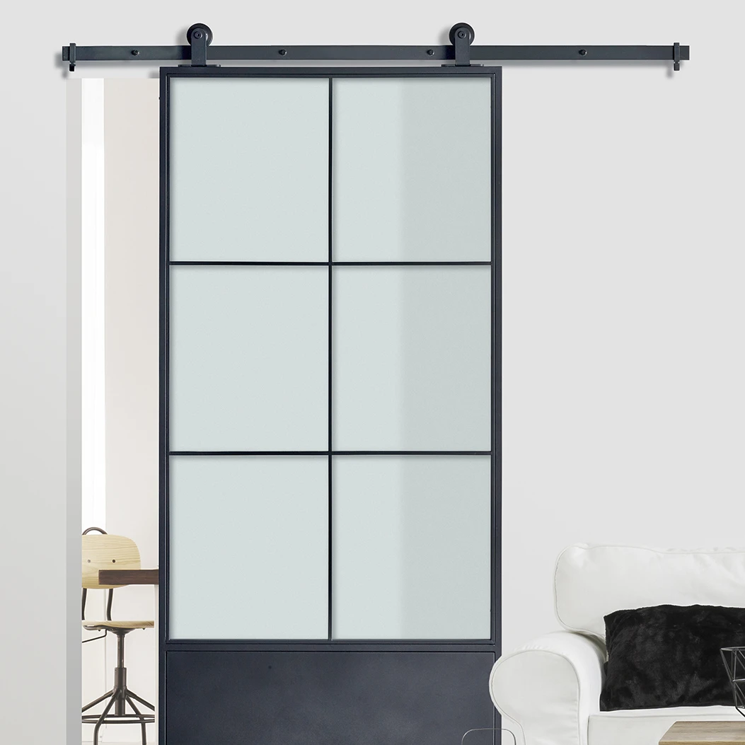 
European Style Softclose Aluminum Sliding System Wooden Color Barn Doors And Heavy Duty Sliding 
