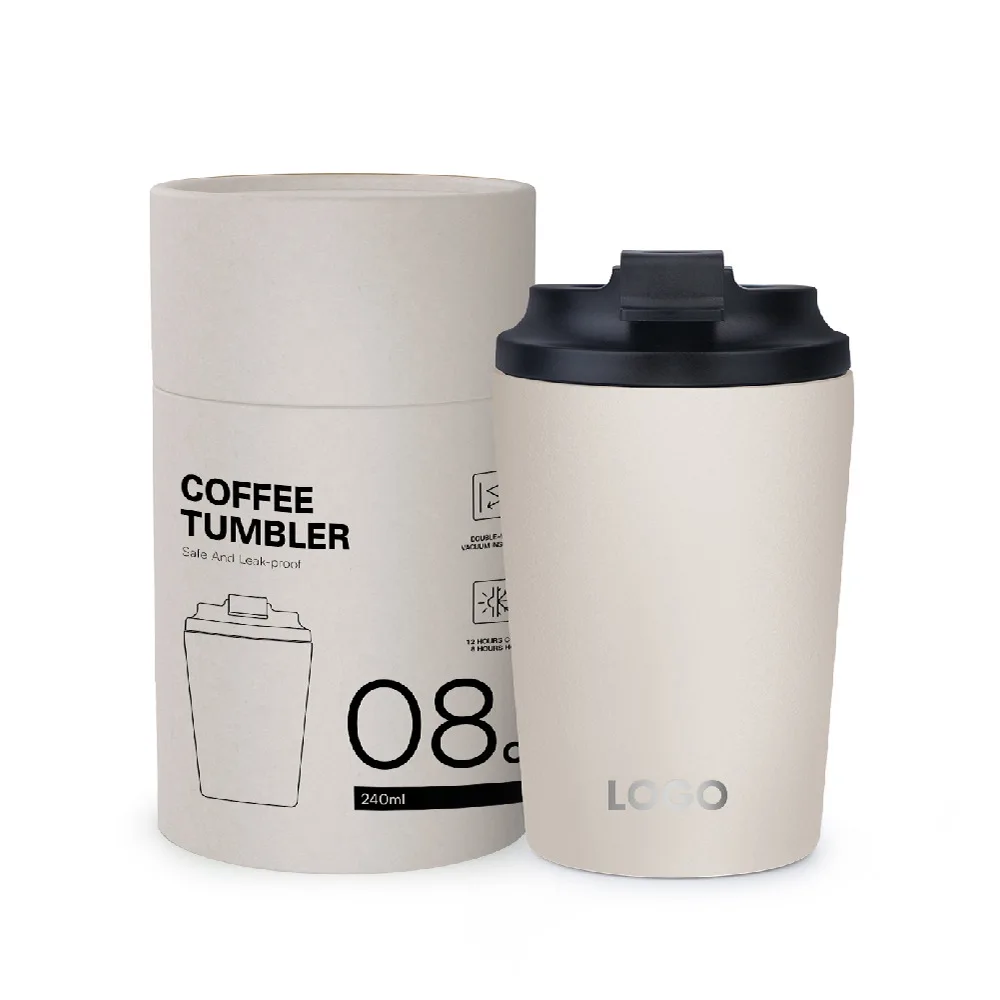 Индивидуальные кофейные кружки 8oz12oz 304 термос из нержавеющей стали портативные автомобильные
