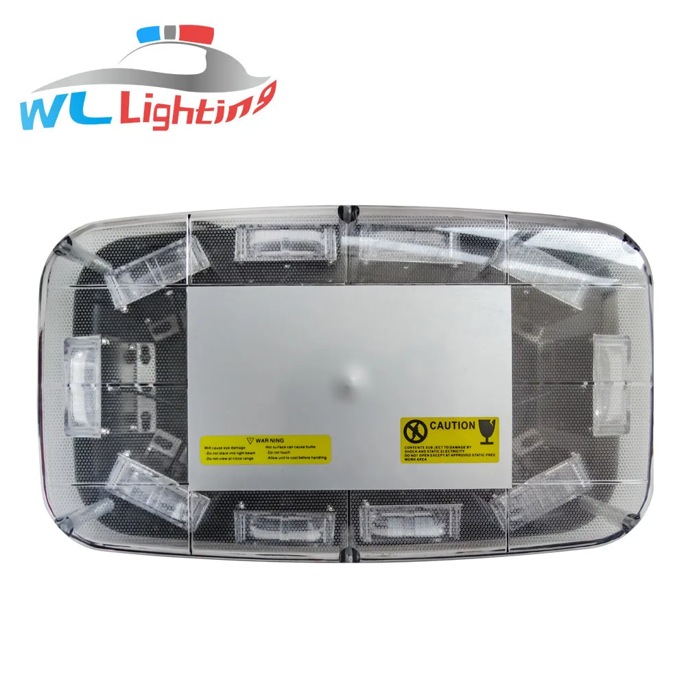 GDWLLIGHTING ECE R10 WL52010 36 LED 24V 12V Car Roof Flashing Warning light bar with strong magnetic