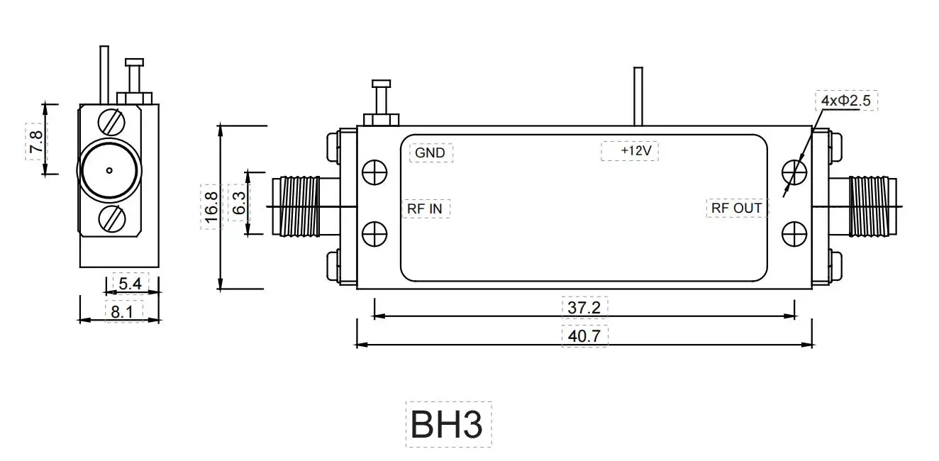 Low Power Consumption  Microwave Radio & VSAT WIDE BAND LOW NOISE AMPLIFIER