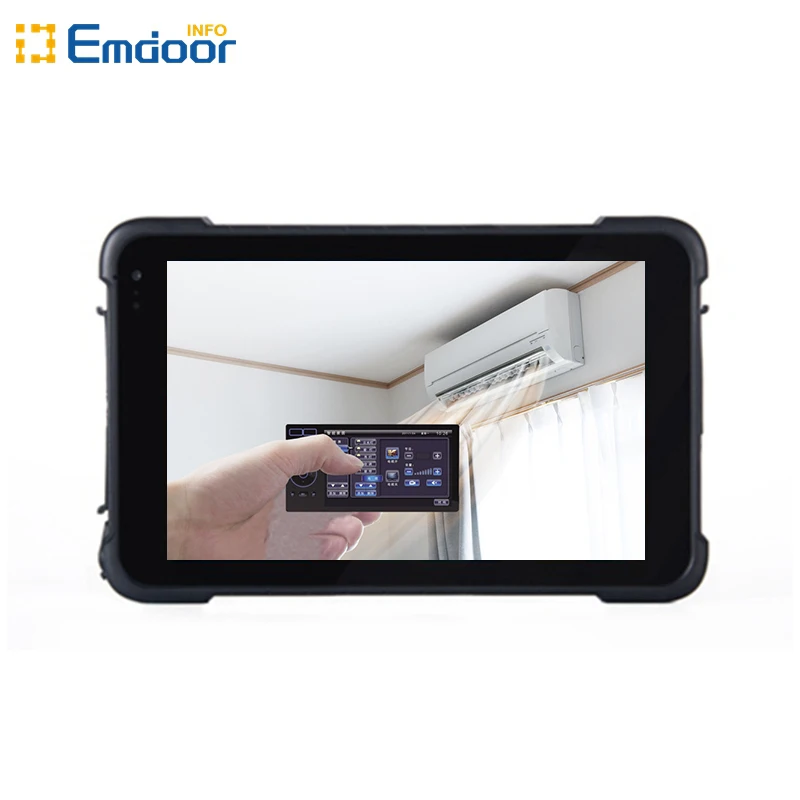Tablet PC with barcode scanner and near-field communication gas leak detection
