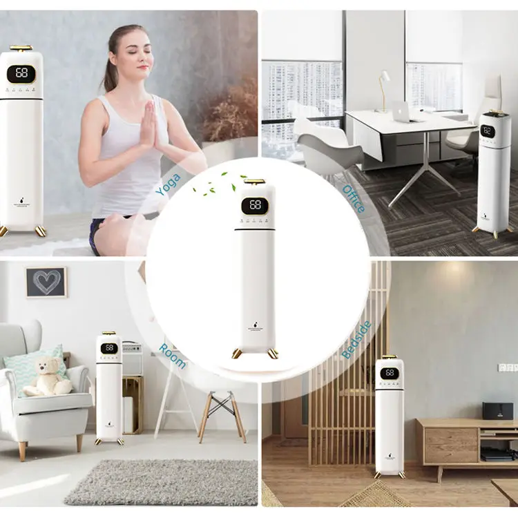 Smart Remote Control 9L Ultrasonic Air Humidifier Home Appliances Big Capacity Freshening Electric Home Office Hotel Car