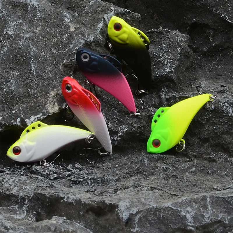 3.8g 4.1cm 5Colors Artificial Hard Fishing Bait VIB Fishing Bait For Freshwater Saltwater Casting Pesca Lures