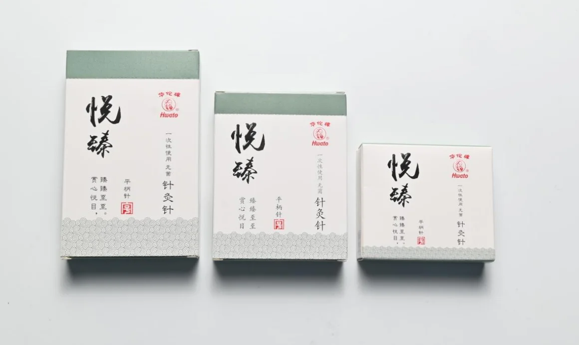 Sterile Acupuncture Needles Disposable Acupuncture Needles Yuezhen Flat Handle Needles