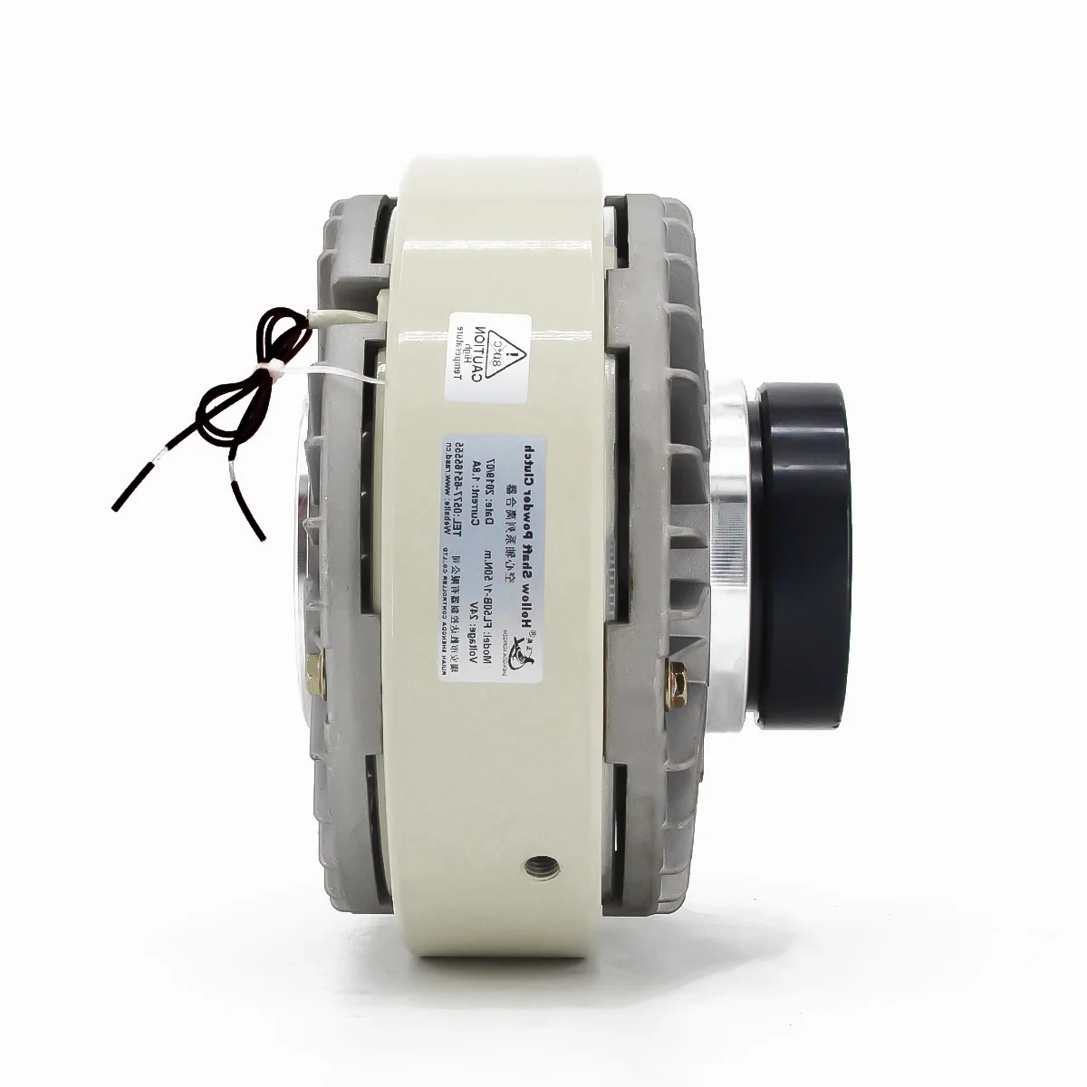 SHENGDA FL100B-1Y Factory Supply hollow shaft Magnetic Powder clutch for printing machinery Magnetic Powder clutch