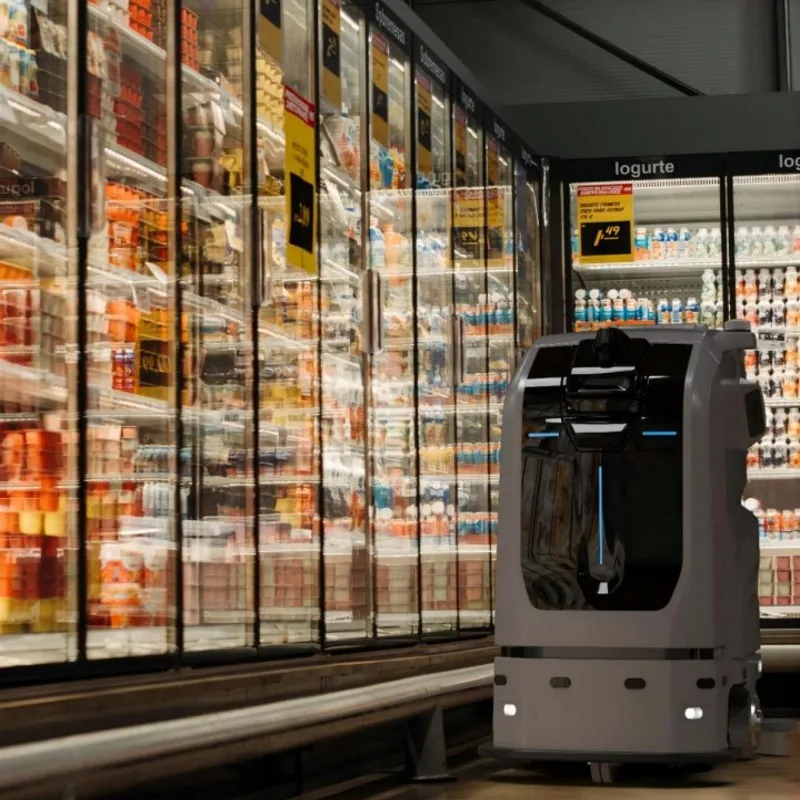 Driverless Intelligent Cleaning Robot Commercial Industrial Floor Washer Machine Mop Vacuum Sweeping Cleaning Robot