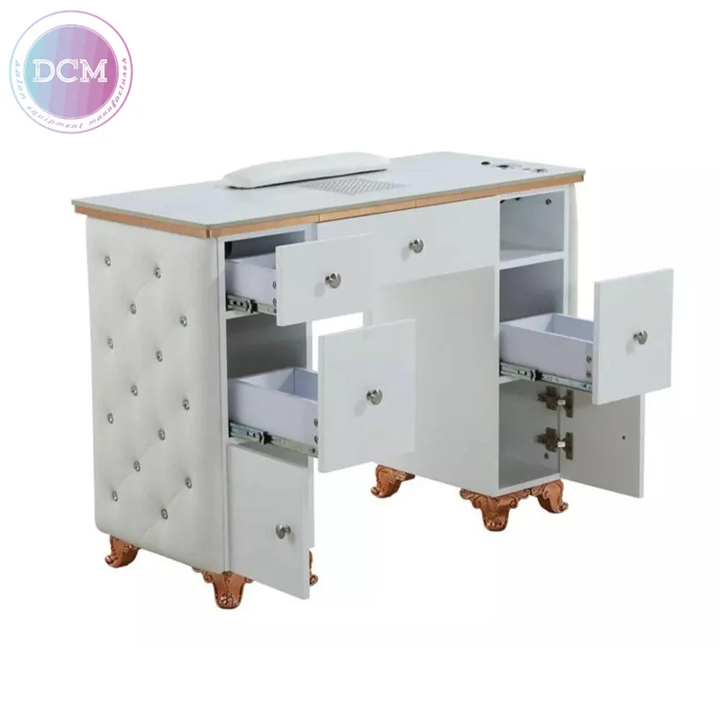 vented granite small manicure desk 100 cm nail bar station nails table with suction and filter