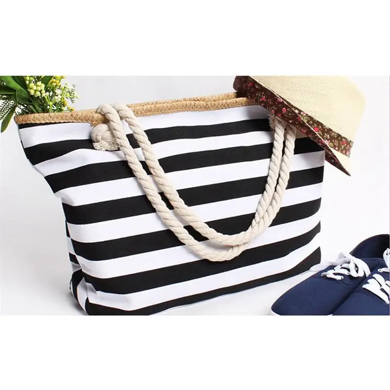 OEM promotional recycling shoulder grocery sling supermarket beach shopper shopping bag cotton canvas tote bag with rope handle