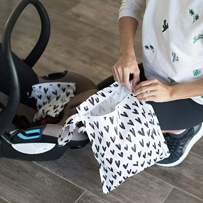 Waterproof Washable Reusable Cloth Wet Bag For Travel