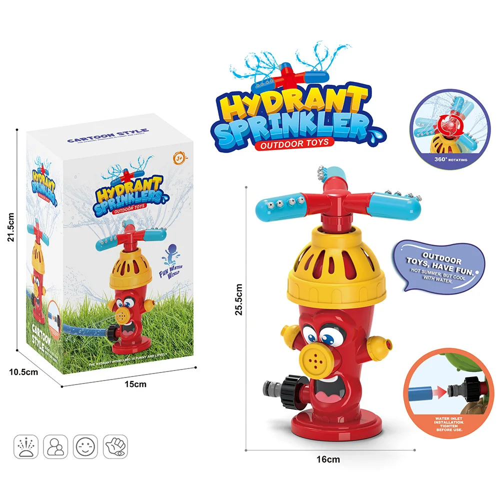 2024 New Outdoor Garden hydrant Water Spray Sport Toys For Kids Children Garden water sprinkler toy