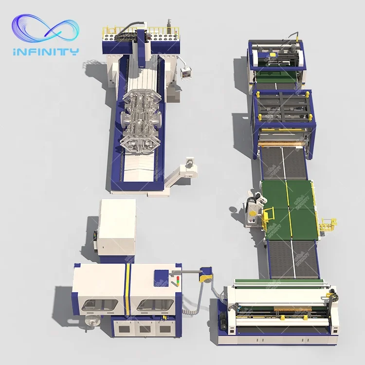 Automatic pocket spring production line mattress foam mattress production line mattress production line manufacturer with price