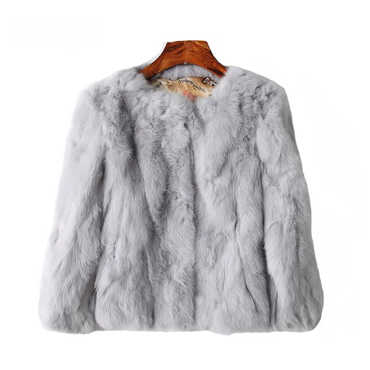 
Wholesale Real Rex Rabbit Fur Coat For Women 