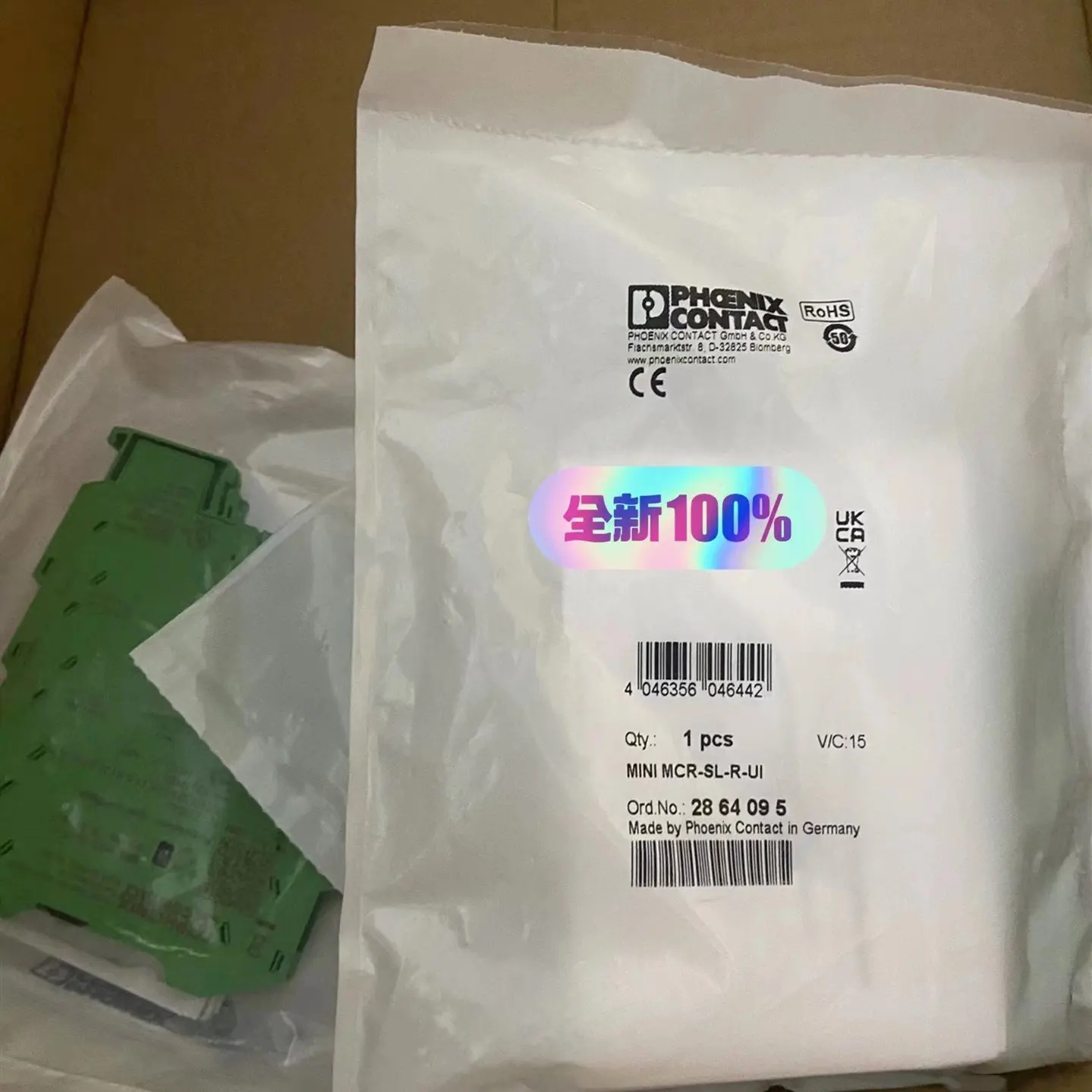 PHOENIX Original 2864095 MINI MCR-SL-R-UI Resistance/potiposition transducer