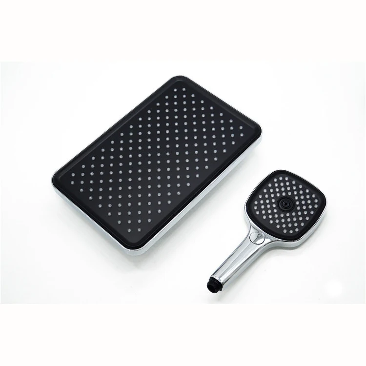Affordable Best Selling Black And Chrome ABS Hand shower Handheld shower