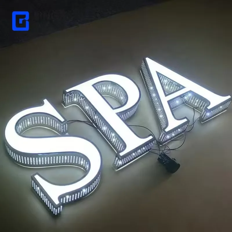 Custom factory 3d letter sign led channel letters alphabet luminous big led letters