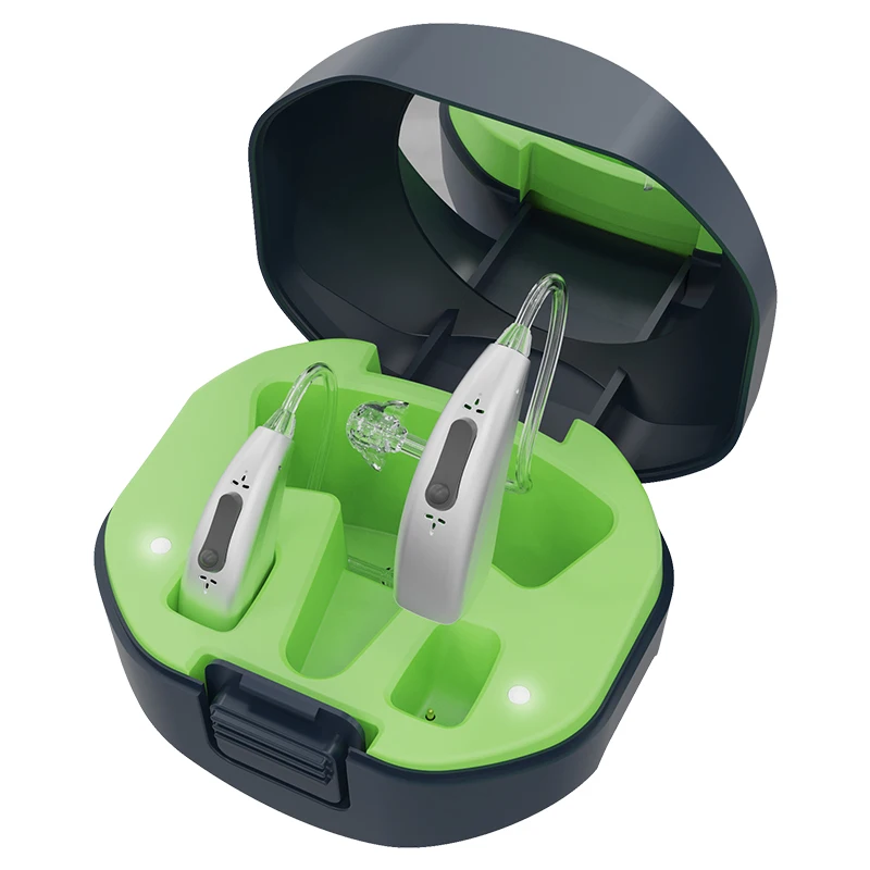 Trending products 2024 new arrivals digital bluetooth hearing aid bte rechargeable hearing aids for deafness seniors