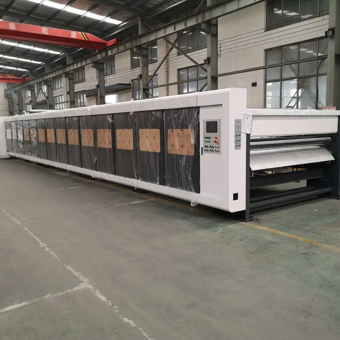 Corrugated box making machine popular in Ecuador for seafood packaging