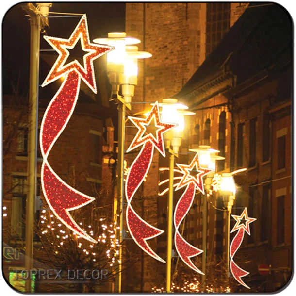 Toprex Outdoor Easter christmas decoration 2d led pole mounted street motifs lights