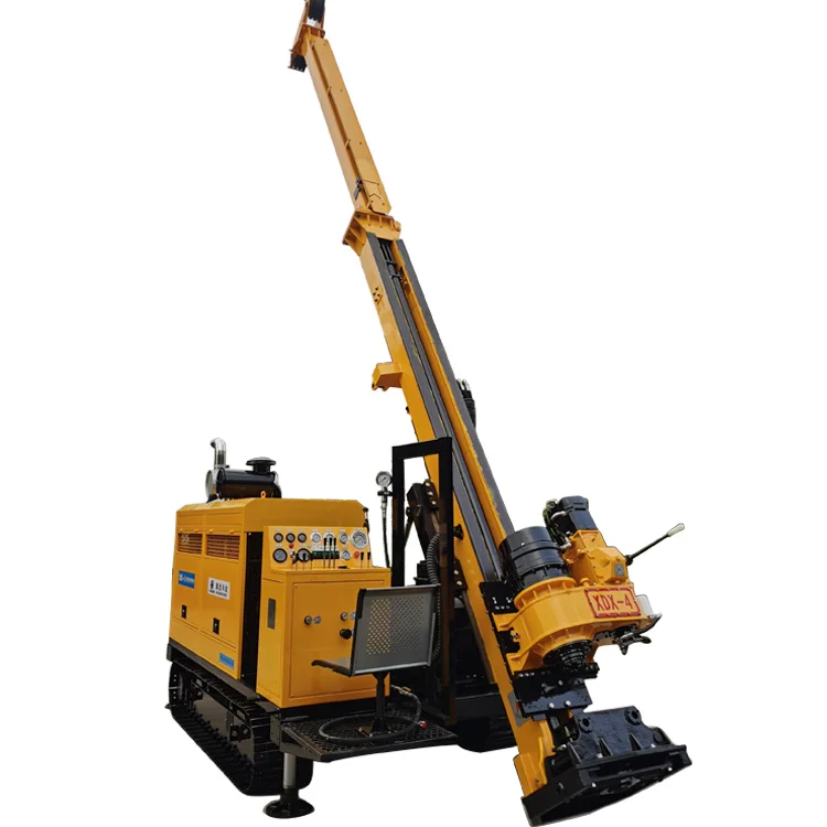 1000m gold mine wireline core crawler full hydraulic rotary geotechnical exploration drilling rig machine for BQ NQ HQ PQ