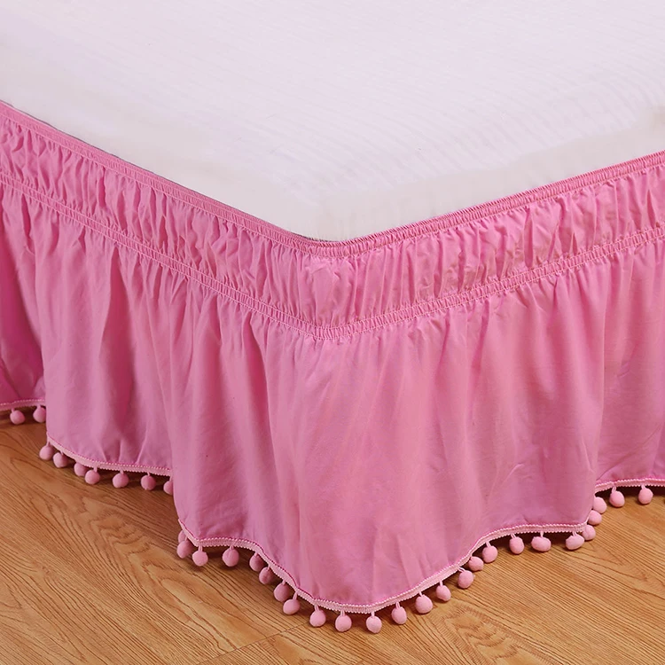 Cheap Hot Sale Soft Safety Customized Twin King Sheet Lace Bedding Skirt Set