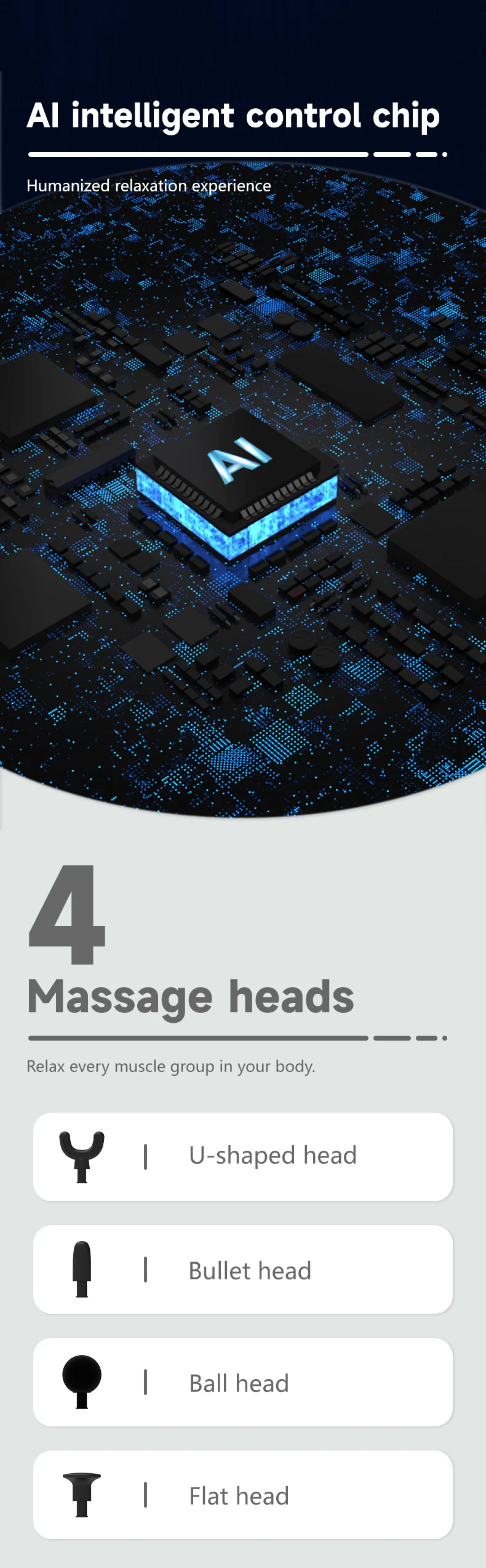 Type-C 1200mAh Mini Massage Gun Other Massage Products Massage Products