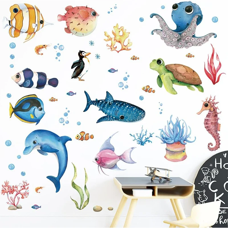 Cute Animal Dinosaur Dolphin Princess Children Stickers Party Favors For Kids children Learning Toys kids Animals Carton Toy