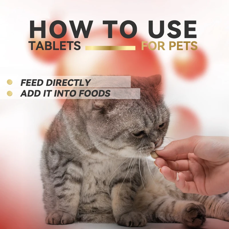 Factory private label  blood supplement for pregnant dog and cat Iron vitamins tablets