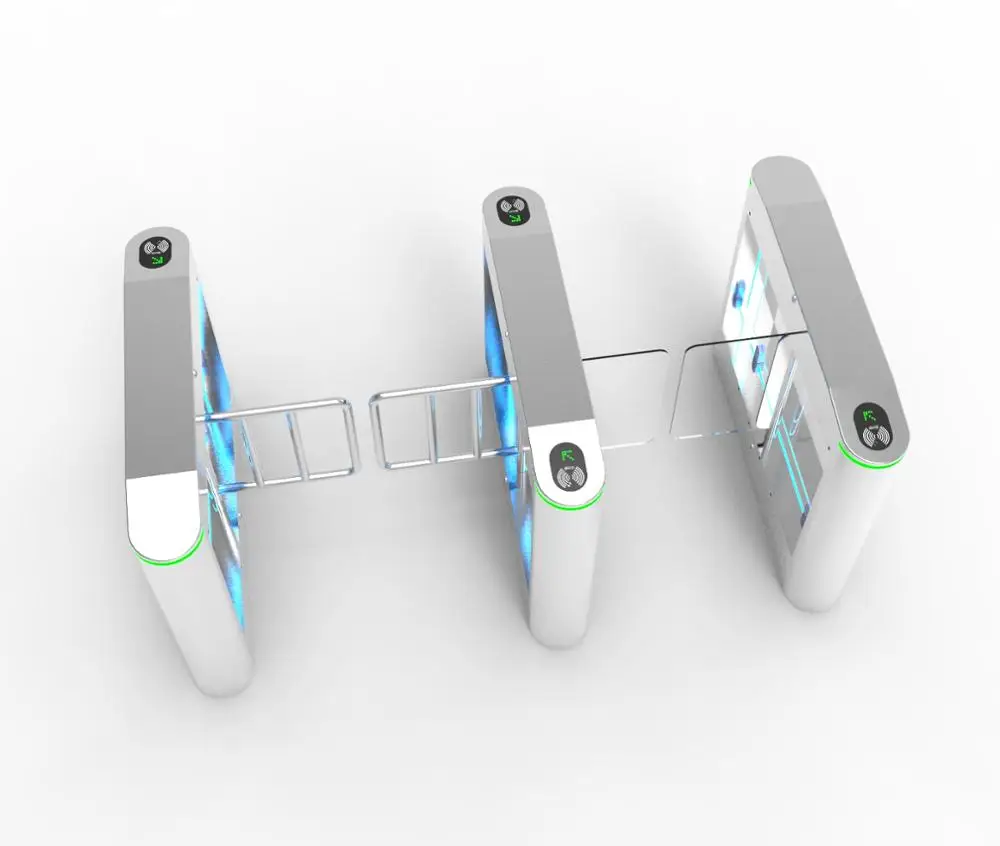 Fingerprint Access Control Swing Turnstile Barriers Gate Electronic Turnstile Door