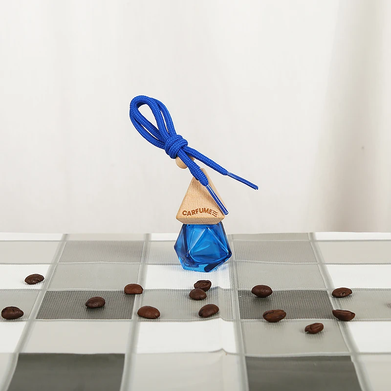 perfume car air freshener bottle 8ml frosted empty bottle auto empty car perfume bottle wood