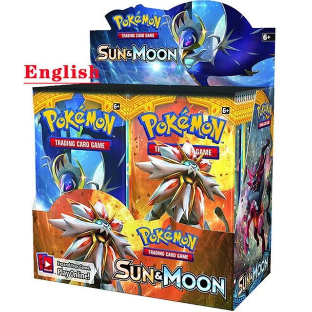Wholesale English French Spanish Booster Card Box 360 pcs/box Trading Card Playing Crate Card