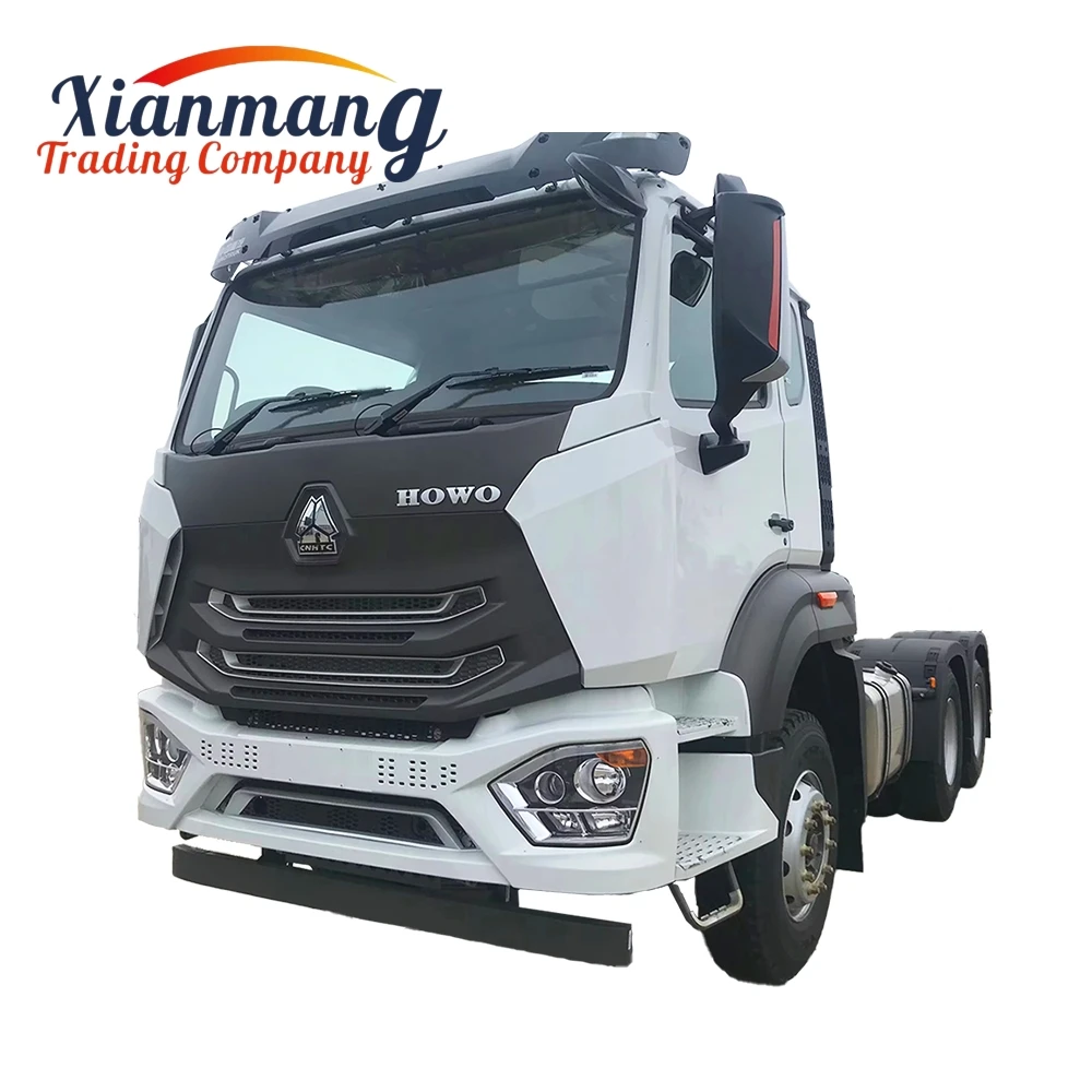 Sinotruk Hohan 371 380 400 HP Tractor Truck Head 10 Wheel Howo Tow Trailer Truck