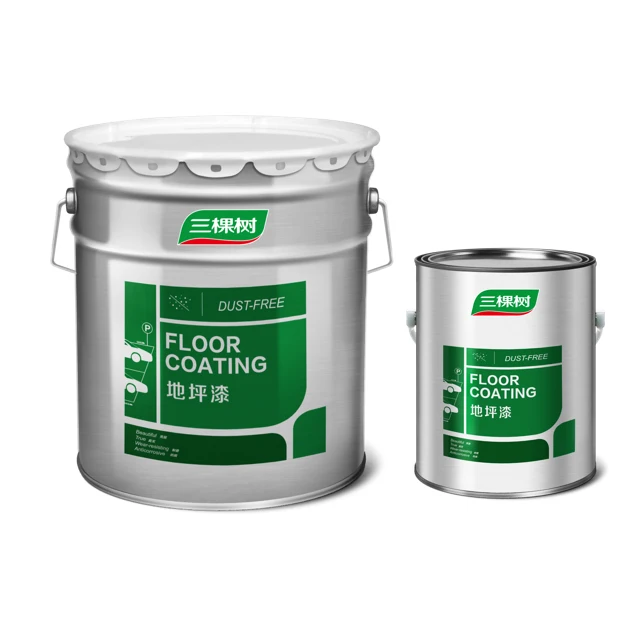 3trees Color Adjustable Long Lasting Epoxy Floor Coating Solvent-free Epoxy Self Leveling Paint Hardener