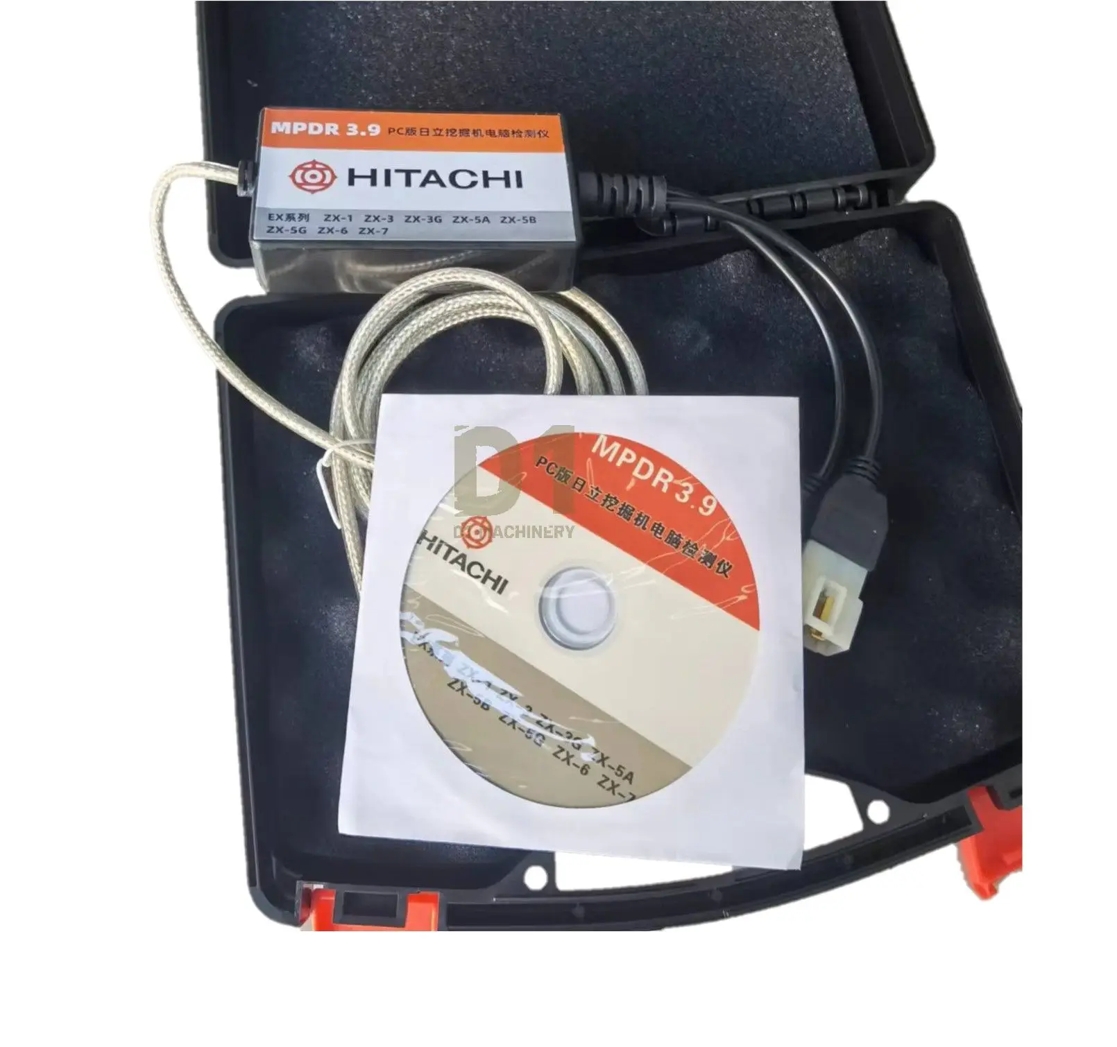 Детектор двигателя MPDR3.33 с программным обеспечением для ZX-5G ZX-6 ZX-7 Hitachi набор диагностических инструментов передачи данных MPDR3.9