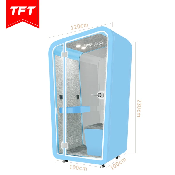 Звукоизоляционные мягкие сидения, Лондонский английский киоск, Wi-Fi телефонная будка для открытого офиса, рабочего места