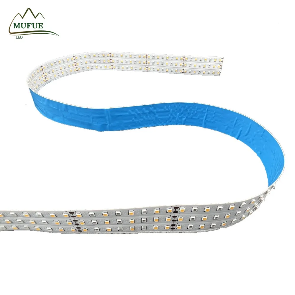 4Ft lm281B SMD 2835 Samsung Lm301H 660nm red UV IR Dimmable Greenhouse luces LED Grow Light strip