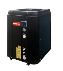 Macon plastic case top fan 25kw swimming pool  DC inverter heat pump pool heaters