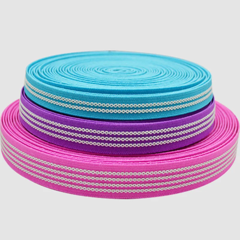 Special anti-slip clothing use stretch webbing customized strong elastic band for industrial equipments sports accessories