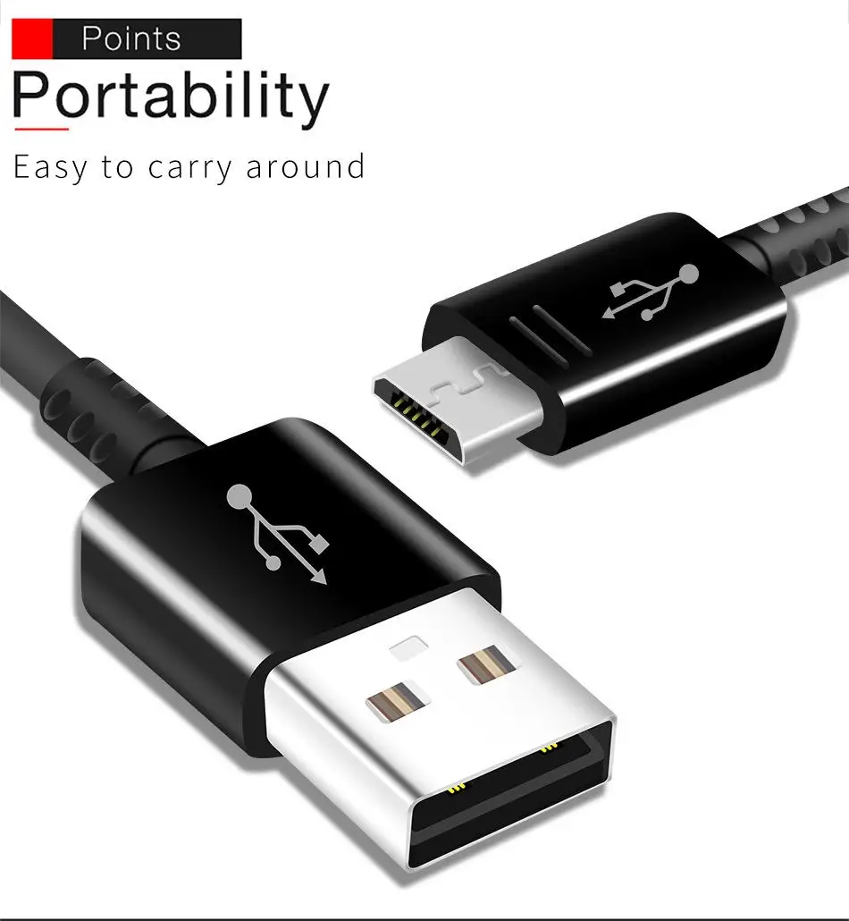 Оптовая продажа высокое качество зарядки данных микро usb кабель для Samsung android бесплатный
