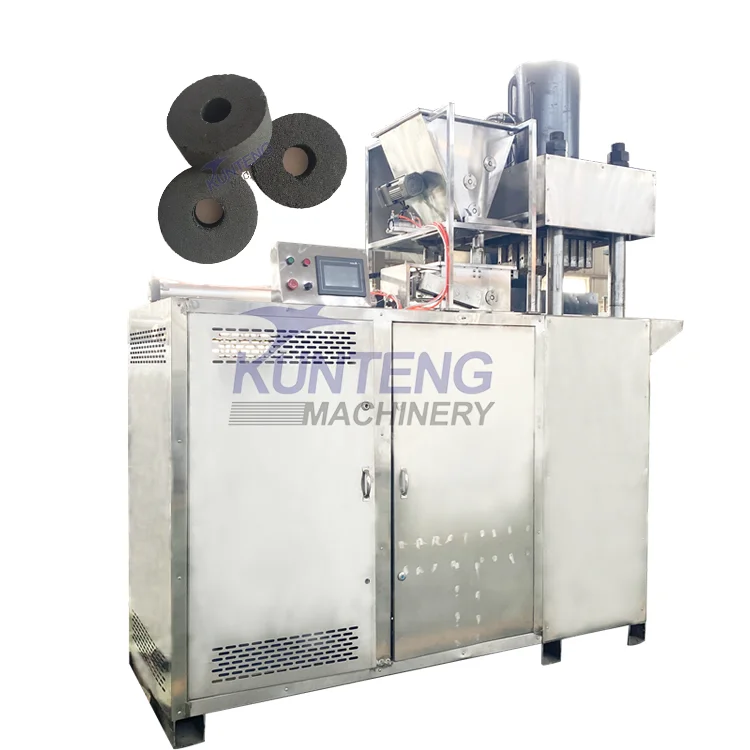 2024 New Design Carbon Powder Antimony Oxide Powder Moulding Machine Coconut Shell Charcoal Making Machine
