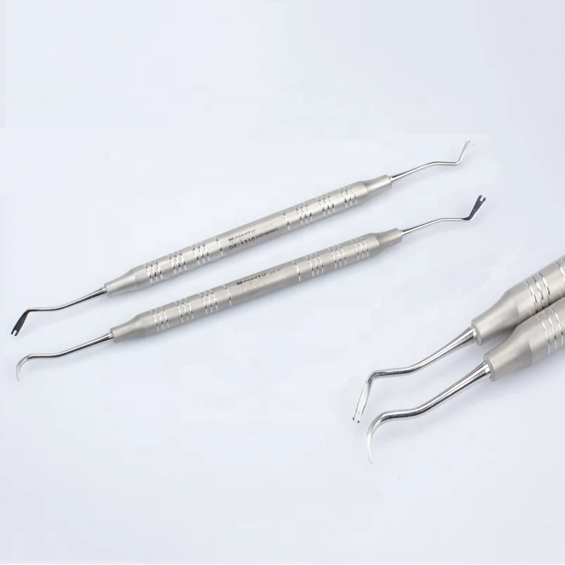 Stainless Steel Multi-functional Dental Orthodontic Double Tips Lingual Tucker For Orthodontic Brackets Instrument