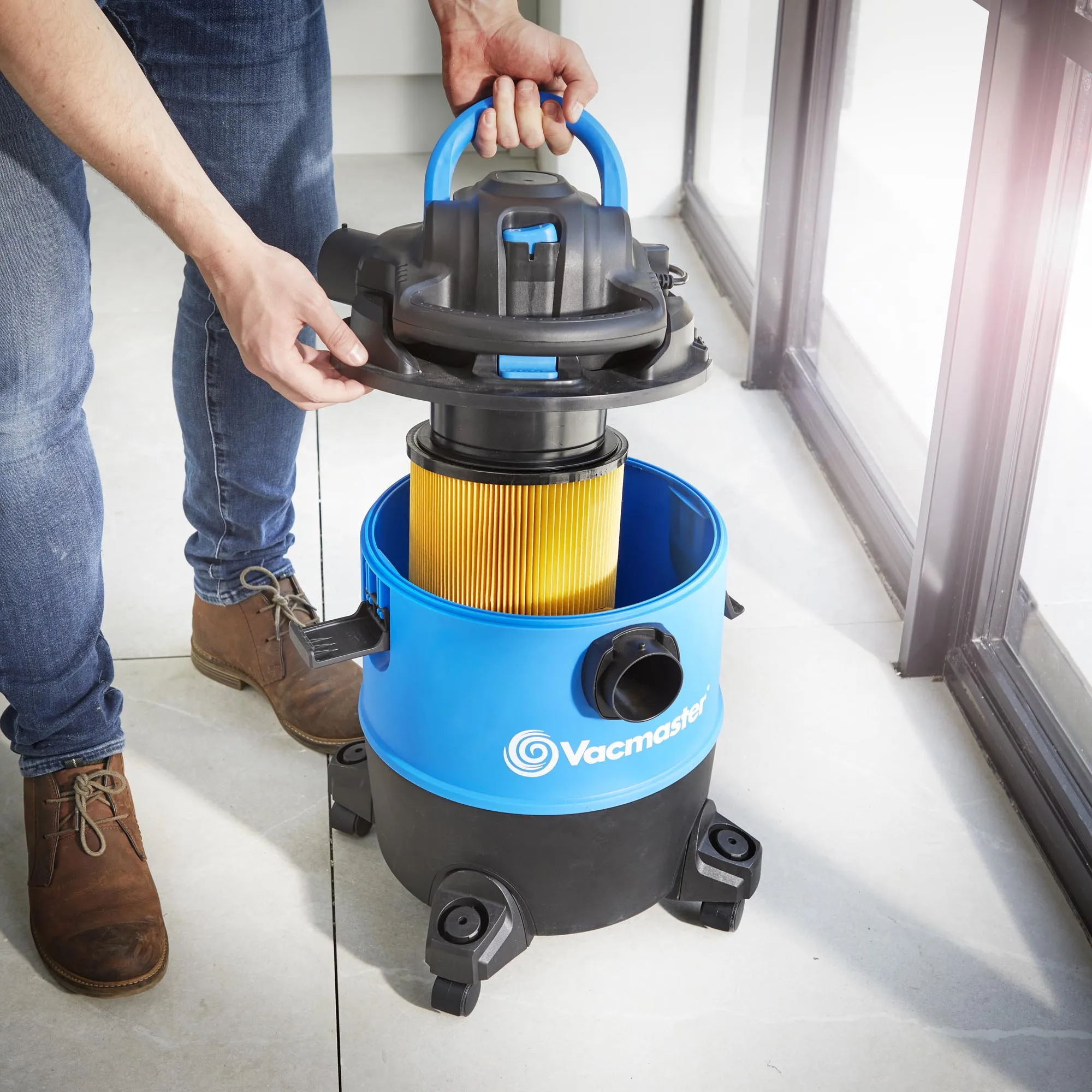 Vacmaster best seller Wet/Dry Vacuum Cleaner with power take off, 23L Capacity for home and commercial use- VBVB1223PF