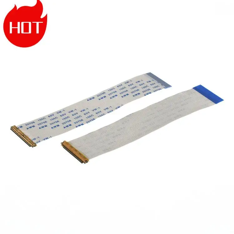Awm 20861 20798 80c E221612 105c 60v 7 8 16 30 Pin 0.4mm 23pin 1.25mm Pitch Flexible Flat Ribbon Ffc Cable