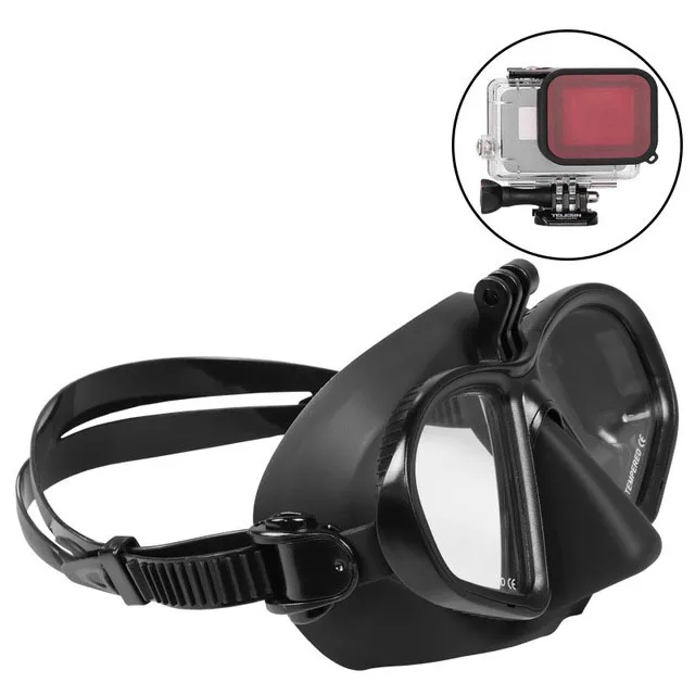 Посадочная линза gopro маска для дайвинга низкая громкость Маска Для Подводной Охоты подводного