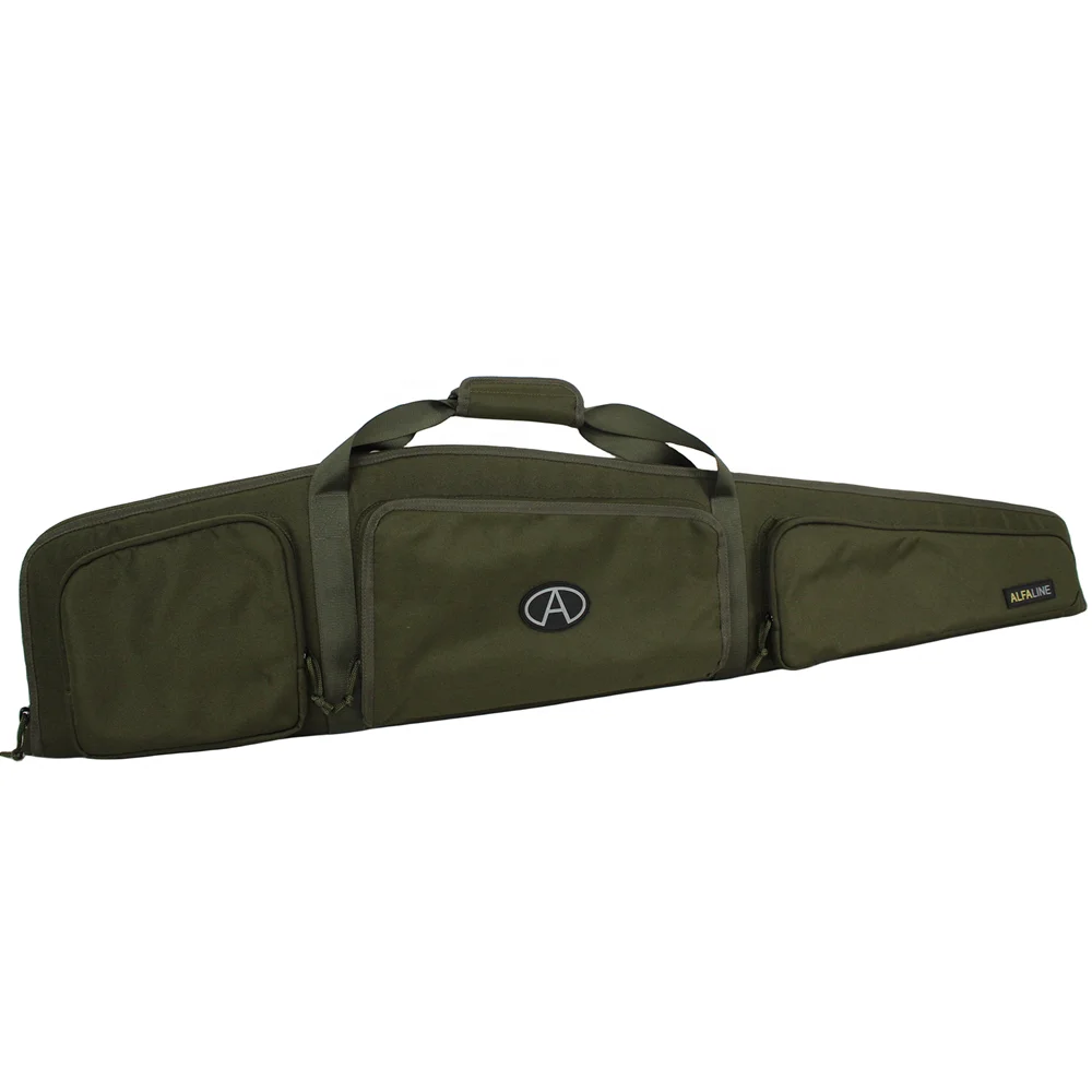 ALFA Hunting Camouflage Padded Gun Case with 3 accessories pocket for hunting shooting