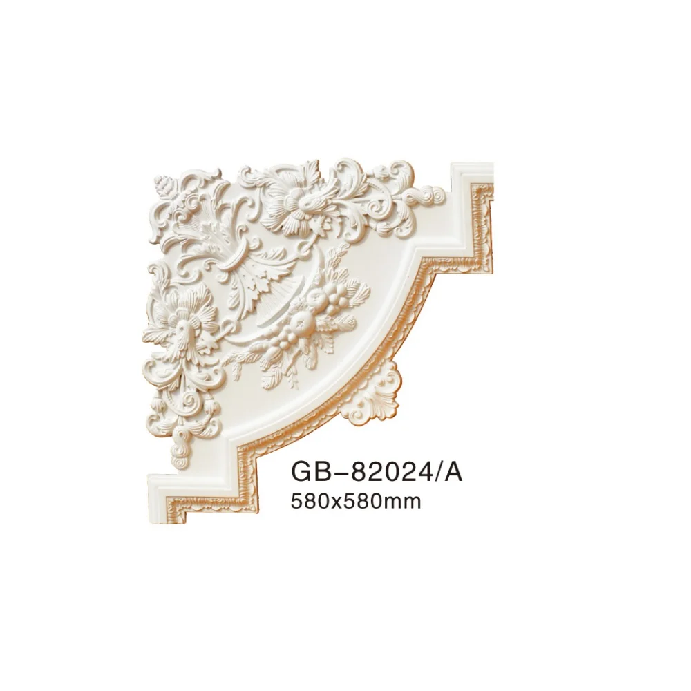 Hand Carved Polyurethane Corner Luxury Polyurethane Decorative Corner factory wholesale high-quality Pu Corner Mold